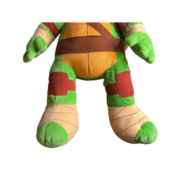 Build a Bear TMNT Teenage Mutant Ninja Turtles LEONARDO 18" Plush Toy Green BAB - Picture 7 of 12